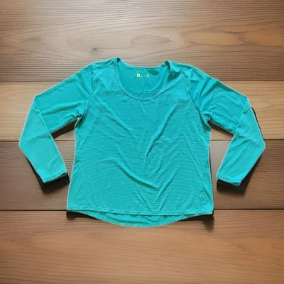 Camisa deportiva Xersion azul brillante manga larga para mujer talla XL Foto 1 de 4