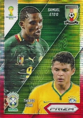 2014 Panini Prizm World Cup Brasil - Brazil '14 'Matchups' - Pulsar Parallels - Image 1 of 4
