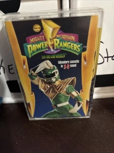 Mighty Morphin Power Rangers On Fins & Needles 3D Audio Adventure Cassette - Picture 1 of 4