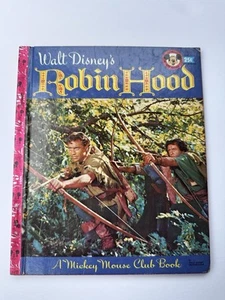 1955 Robin Hood Mickey Mouse Club Book Vintage Disney - Picture 1 of 11