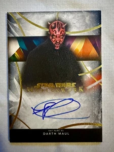 2024 Topps Star Wars Masterwork Ray Park As Darth Maul Auto /25 #A-RP #10478 S - Picture 1 of 6