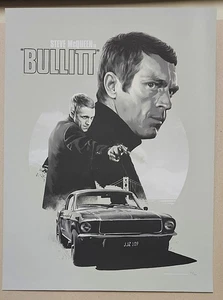 2 - Bullitt by Matthew Woodson - Variant - Rare Sold Out Mondo Print - WYSIWYG - Picture 1 of 2
