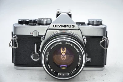 Olympus OM-1 35mm SLR Camera with 50mm f/1.8 Lens READ - Image 1 of 4