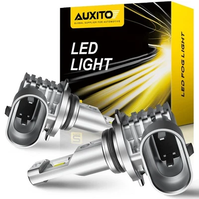 AUXITO 9006 Fog Light LED Bulbs 6500K 40W for Dodge Ram 1500/2500/3500 2003-2008 - Изображение 1 из 4
