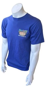 Chemise bleue homme Anvil Ron Jon Surf Shop Spring Break 2011 plage cacao taille S - Photo 1/4