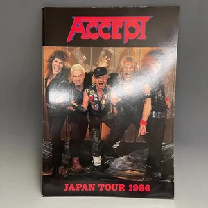 ACCEPT Heavy Metal Japan Tour 1986 Live Konzert Programm Buch Broschüre - Bild 1 von 4