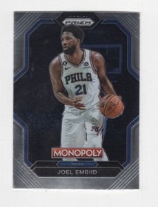 2022-23 PANINI PRIZM MONOPOLY BASKETBALL PRIZM ALL-STAR JOEL EMBIID 76ERS