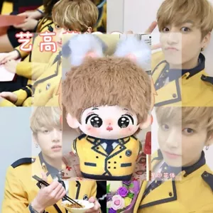 Juguete de peluche de 10 cm KPOP Bangtan Boys arte escuela secundaria muñeca JUNGKOOK - Imagen 1 de 22