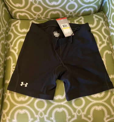 Under Armour Shorts, Size Medium, NWT, Org. 74.99, Compression, Heat Gear, Black - Image 1 of 4