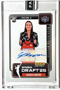 2025 Panini Instant WNBA Draft Georgia Amoore Rookie RC Card Auto /99 - Picture 1 of 2