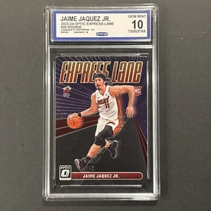 Jaime Jaquez Jr. 2023-24 Donruss Optic Express Lane Rookie #20 Miami Heat CCG10 - Foto 1 di 2
