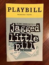 Broadway Playbill Jagged Little Pill The Musical Broadhurst Theatre - NOV 2021