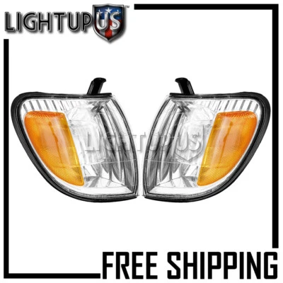 Left Right Pair Park Corner Turn Signal Lights for 2000-2004 TOYOTA TUNDRA Foto 1 de 3