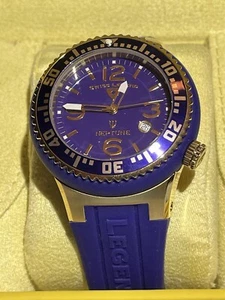 Swiss Legend Mid-size Neptune Swiss Made Quartz Purple Watch - Picture 1 of 8