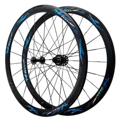 700C Road Bicycle Wheeles Four-perlin Racing 40 Rims Road Bike Wheels HG XDR XD - Image 1 of 4