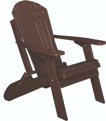 Silla Adirondack Plegable Poli Madera - Colección Águila - Hecha en Amish  Foto 1 de 3