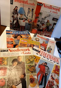 McCall's Needlework and Crafts Boho Lot of 7 Magazines Vintage 1960-70's Knit - Picture 1 of 14