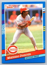 1991  Donruss #309 Mariano Duncan Cincinnati Reds