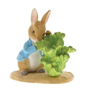 Beatrix Potter Peter Rabbit With Lettuce Figurine - Picture 1 of 1