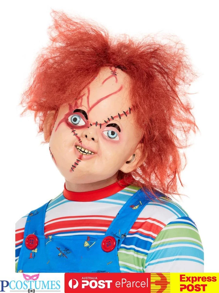 Full Overhead Chucky Costume Mask Adult Childs Play Chucky Doll Halloween - image 1 of 1