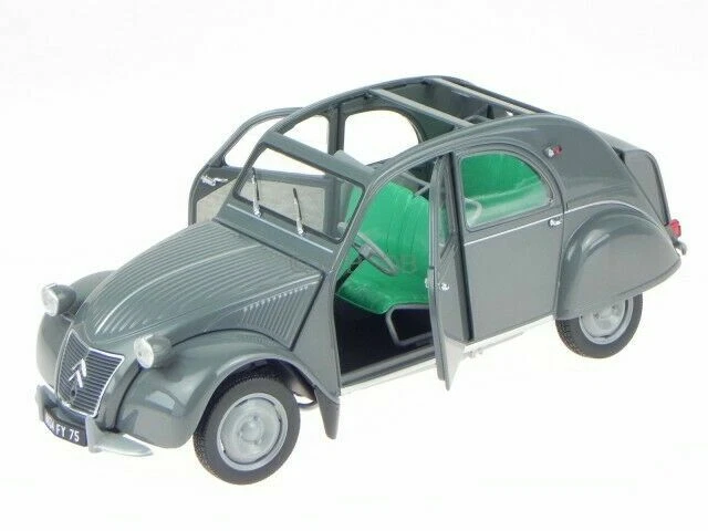 NOREV Citroën 2CV AZL 1957 1/18 Voiture Miniature - Grise (181499)