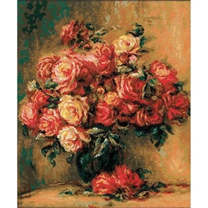 Cross-stitch kit  Bouquet of Roses 1402  Riolis - Picture 1 of 6