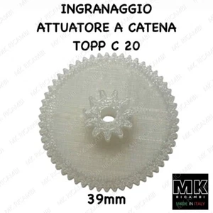 INGRANAGGIO RINFORZATO PER FINESTRA VASISTA TOPP C20 ATTUATORE A CATENA MOTORINO - Imagen 1 de 8