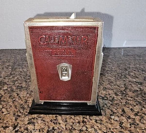 Vintage 1920s CaleMeter Coin Bank by Zell, Art Deco  - Picture 1 of 6