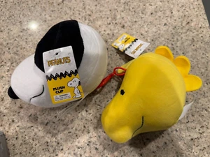 OFFICIAL LICENSED PEANUTS Woodstock & Snoopy Plush Doll Toy Bag Clip NEW! - Picture 1 of 1