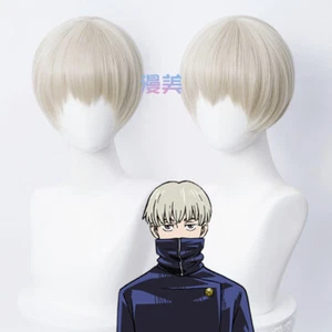 Peluca corta de moda Jujutsu Kaisen Inumaki Toge Periwig regalo disfraces - Imagen 1 de 4