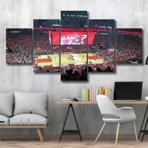 Houston Rockets Stadium Toyota Center Basketball Spiel 5 Stück Leinwand Wandbild - Bild 1 von 4