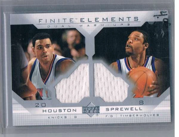 2003-04 Finite Elements Warmups #FE4 Latrell Sprewell/Allan Houston NM-MT NM-MT  - Image 1 of 1