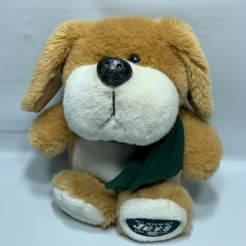 NFL New York Jets Dog with Scarf Ensemble Sports Plush Cover