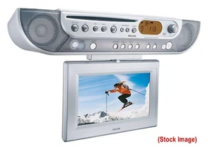 Philips Undercabinet DVD Player / AM-FM Radio / Clock Mod ALJ700/37 ~ Works Fine - Picture 1 of 10