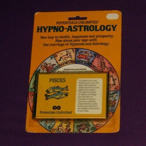 Hypno Astrology Audio Cassette Tape - Pisces (1980s) Hypnosis, Hypnotist - Picture 1 of 2