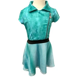 Disney Descendants 3 Uma Girl’s Size S 6/6X Turquoise Dress - Picture 1 of 3