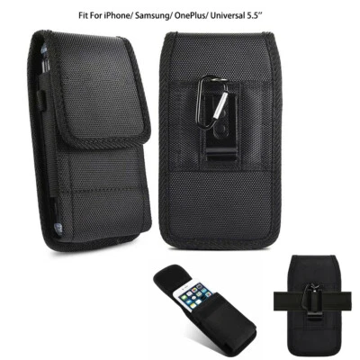 Vertical Case Pouch Belt Clip Holster Cover Case for iPhone / Samsung Cell Phone - Image 1 of 4