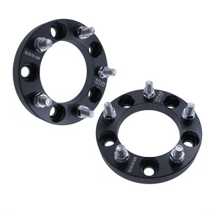 (2) 1.25 inch 5x5.5 to 5 x 5.5 Wheel Spacers Adapters | 5x139.7 | 1/2 Studs - Picture 1 of 3
