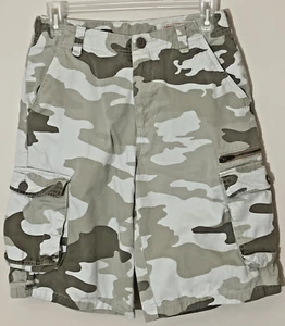 Boy's Canyon River Blues Cargo Shorts Brown Camo Size 12. 100% Cotton - Picture 1 of 9