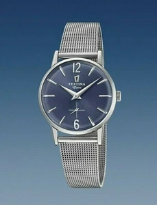 FESTINA F20258/3 'EXTRA COLLECTION' 1948 DESIGN S/STEEL LADIES QUARTZ MVMT WATCH - Picture 1 of 7