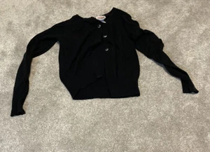 Cat And Jack Girls Size S Black Cardigan Sweater - Picture 1 of 3