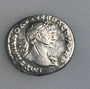 Roman Empire Trajanus  Ar  Denarius  VF - Picture 1 of 2