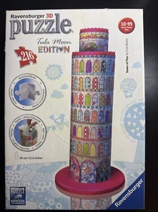 Ravensburger 3D Puzzle/Tula Moon Edition/216 Plastic Pieces/"Tower of Pisa" - Picture 1 of 4