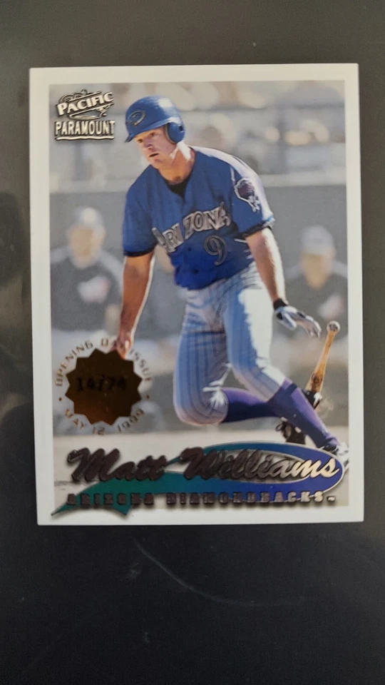 Tarjeta Matt Williams 1999 Pacific Paramount Opening Day Issues 14/74 #18  Foto 1 de 1