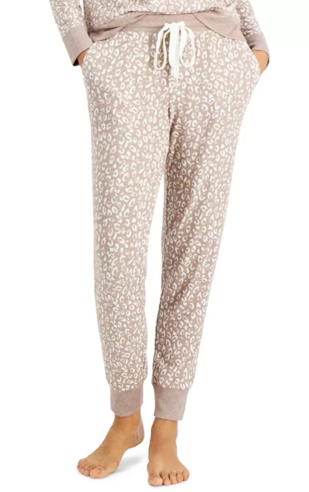 Pantalones de salón ALFANI Intimates con estampado animal tejido Hacci talla XL X-grandes Foto 1 de 1