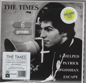 THE TIMES I Helped Patrick McGoohan Escape 7" VINYL w/PS RE 80s MOD POWERPOP - Picture 1 of 1