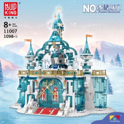 Mould King 11007 Schlosstor Winterstyle Kinder Spielzeug Baustein 1098 Teile OVP