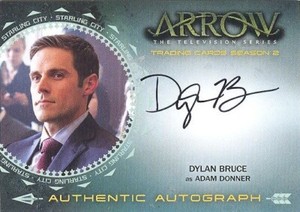 2015 Cryptozoic Arrow Season 2 DB Dylan Bruce as Adam Donner Autograph Card!