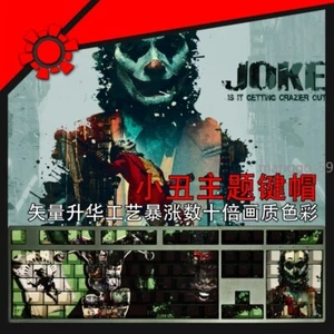 DC Comic Joker Transparent PBT Keycaps for Cherry Mechanical 108 Keys Batman 1PC - Picture 1 of 5