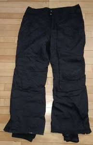 Women's Columbia Black Winter Snow Ski Snowboarding Pants Snowpants Size Large - Picture 1 of 6